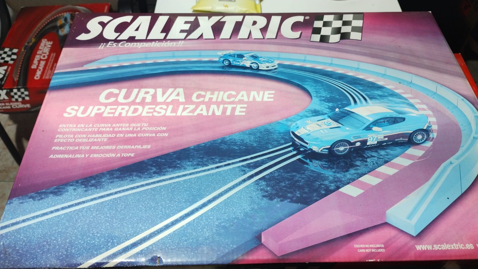 04pg SCALEXTRIC PISTAS DIGITAL SYSTEM WOS ADVANCE ANALOGICA CHICANE DESLIZANTE