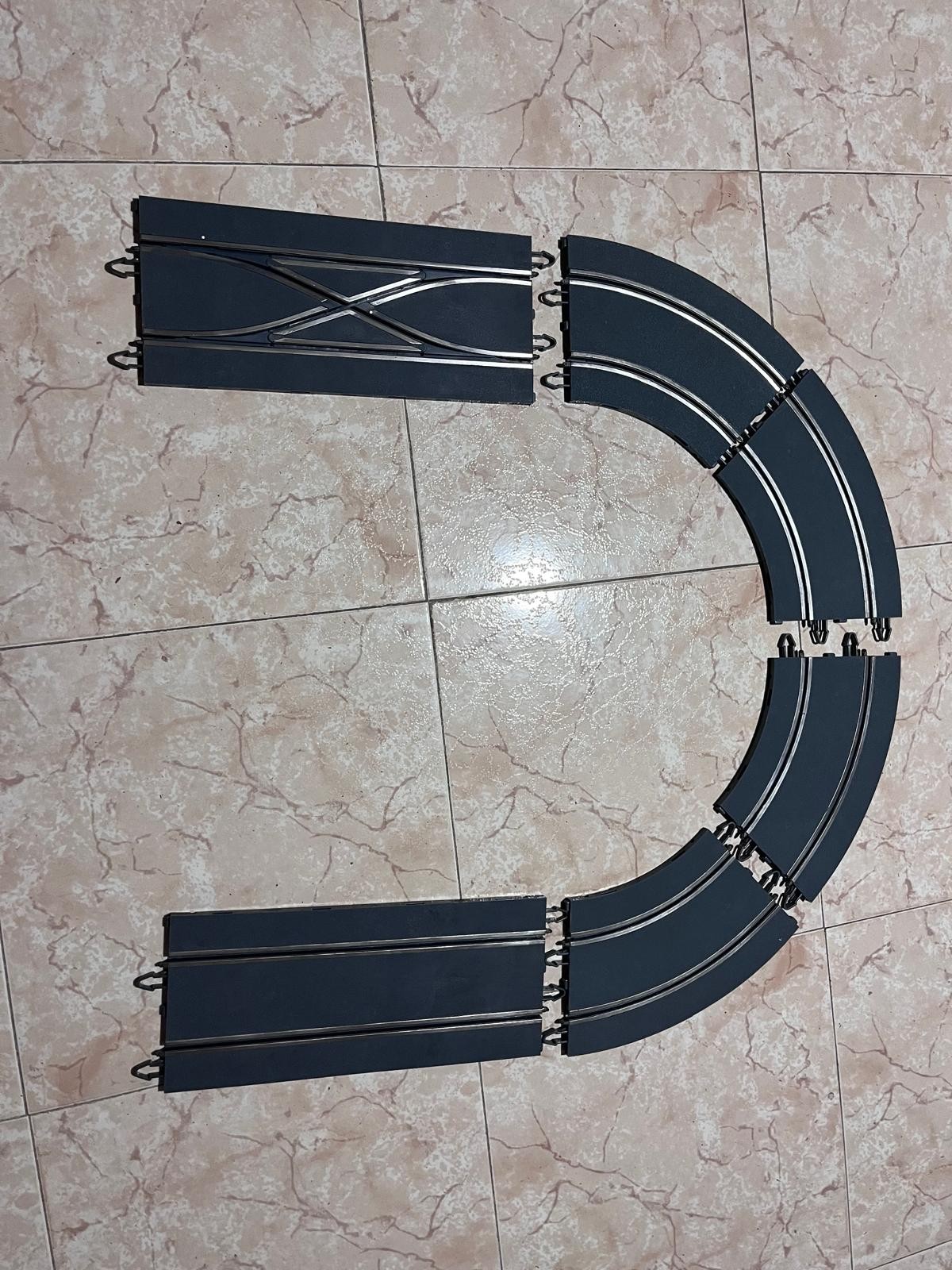 04pg SCALEXTRIC PISTAS DIGITAL SYSTEM WOS ADVANCE CAMBIO CARRIL RECTA CURVA