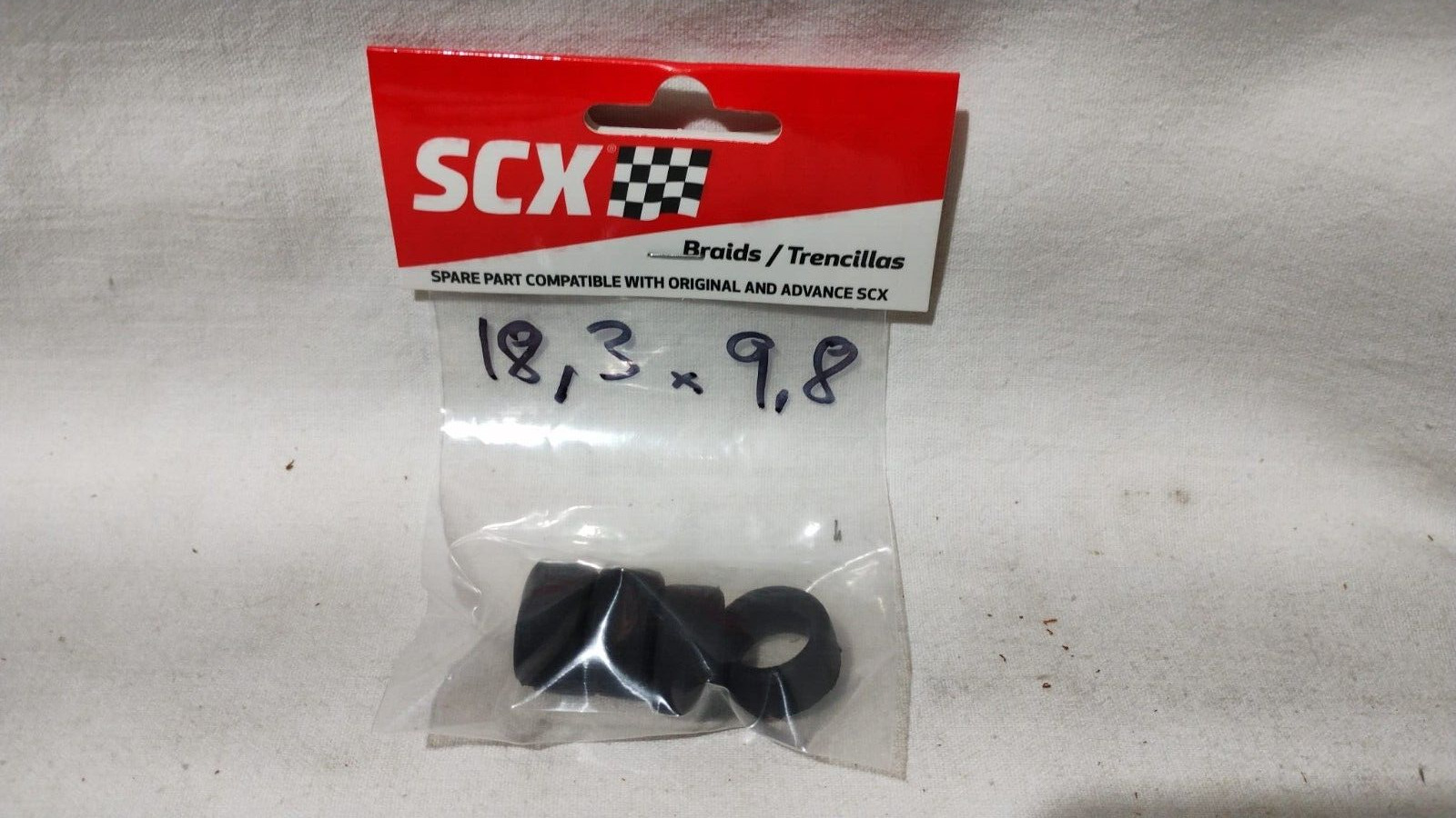 05r/a SCALEXTRIC DIGITAL SYSTEM WOS ADVANCE ANALOGIC NEUMATICO TYRE 18,3x9,8