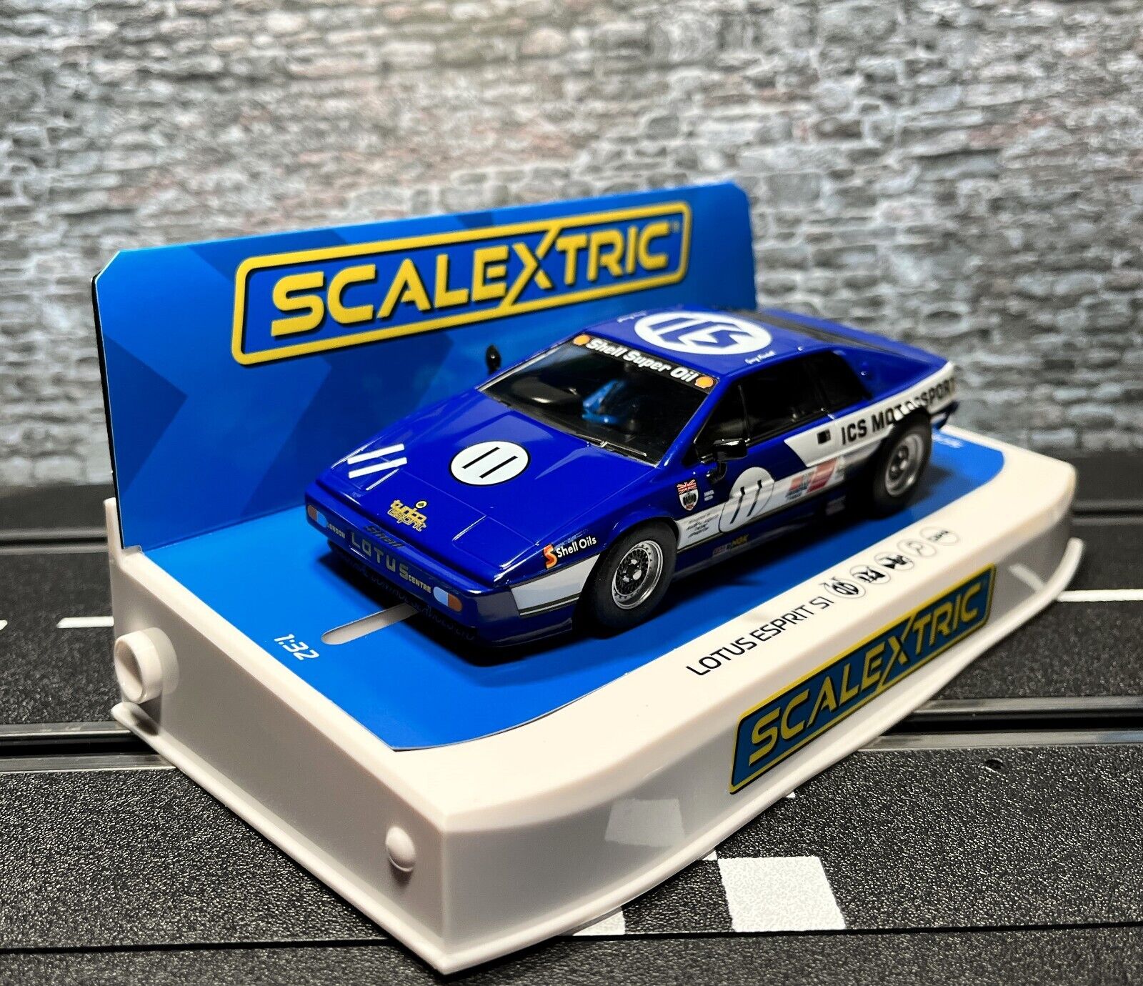 1/32 Scalextric Lotus Esprit S1 - Silverstone 1981 - Gerry Marshal C4352