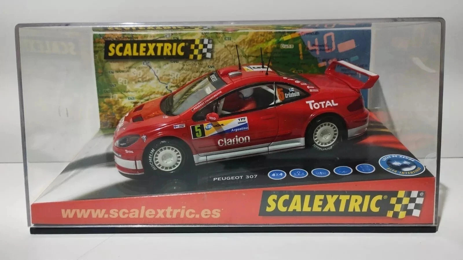 acn SCALEXTRIC B PEUGEOT 307 WRC 6161