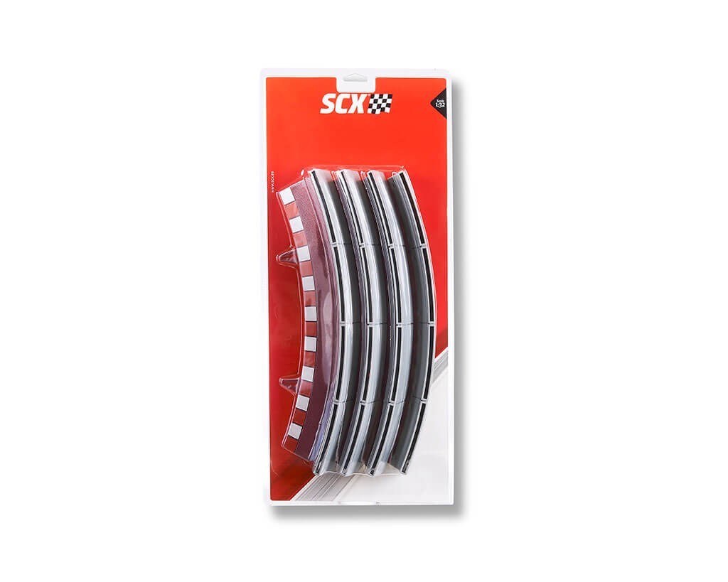 Bordes Exterior para Curva Standard Scalextric R2 1/32 Original Pack 4 unidades