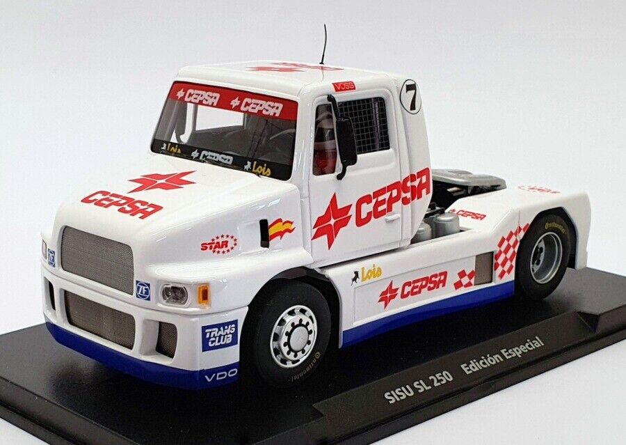 Camión ranura Fly GB escala 1/32 pista 08509 - SISU SL 250 #7 - blanco