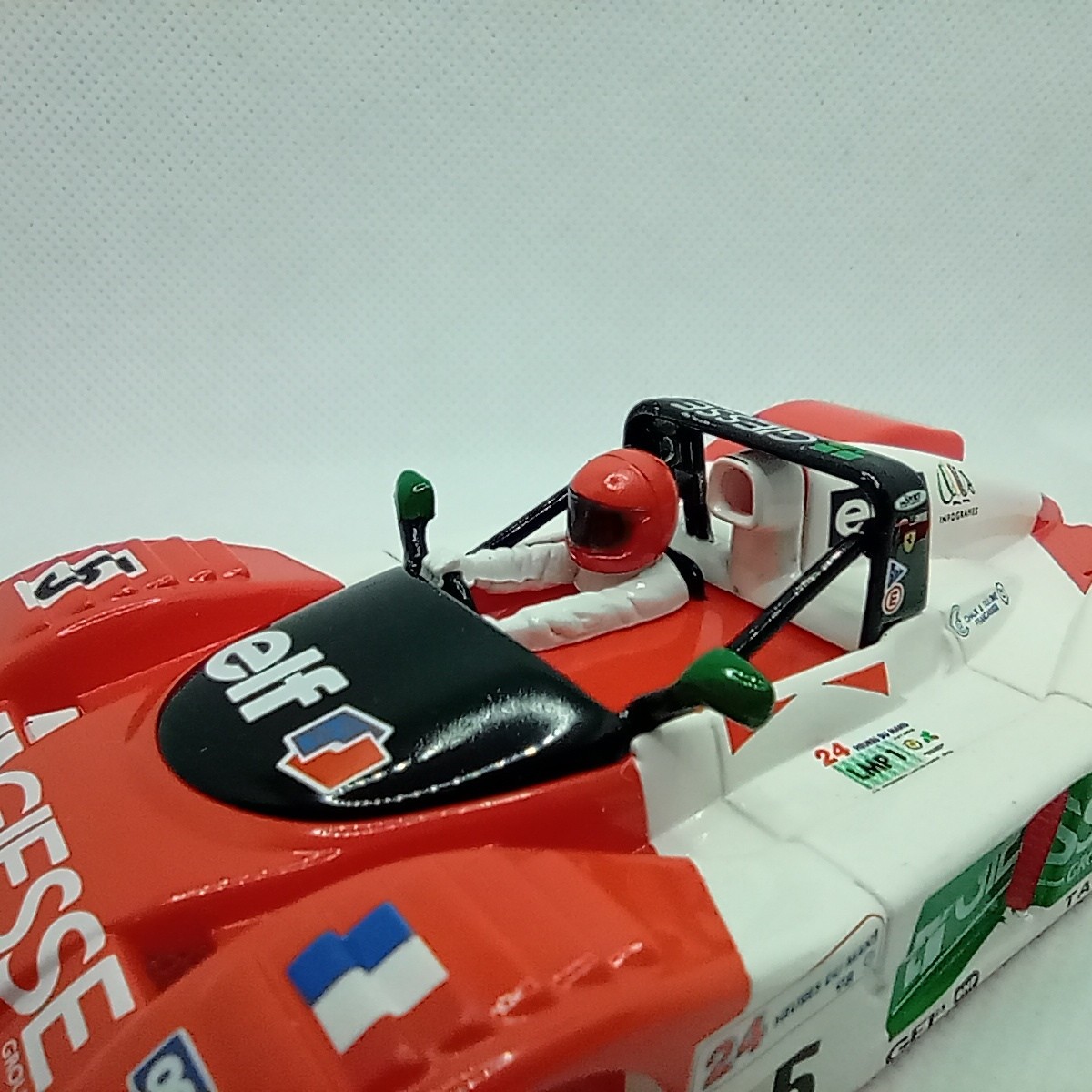 Carroceria Coche Scalextric Ferrari 333 SP Le Mans 1998 #5 Slot Car body 1/32