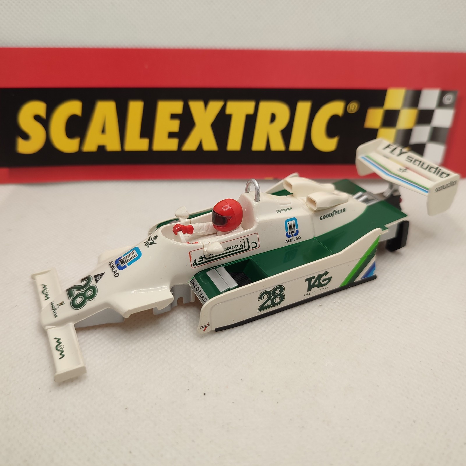 Carroceria Scalextric Altaya Williams FW07 Duelos Miticos 1/32 slc32car