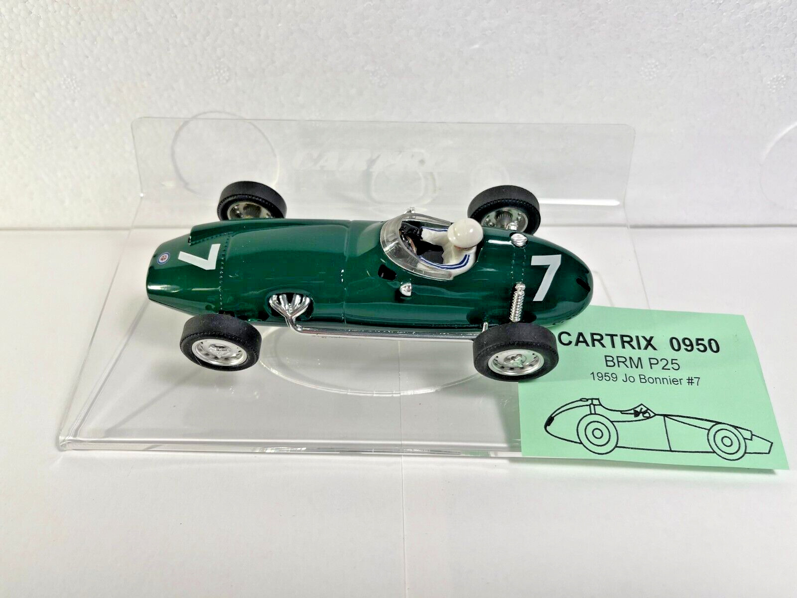 Cartrix BRM P25 – 1959 Jo Bonnier #7 - Ref 0950 G P Legends