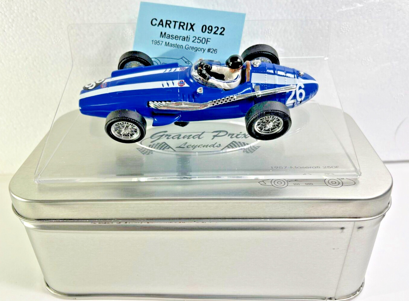Cartrix Maseratti 250F – 1957 Masten Gregory #26 - Ref 0922 G P Legends