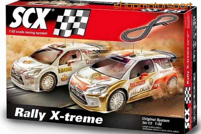 Citcuito Scalextric C2 Rally Slot X-treme A10162X500