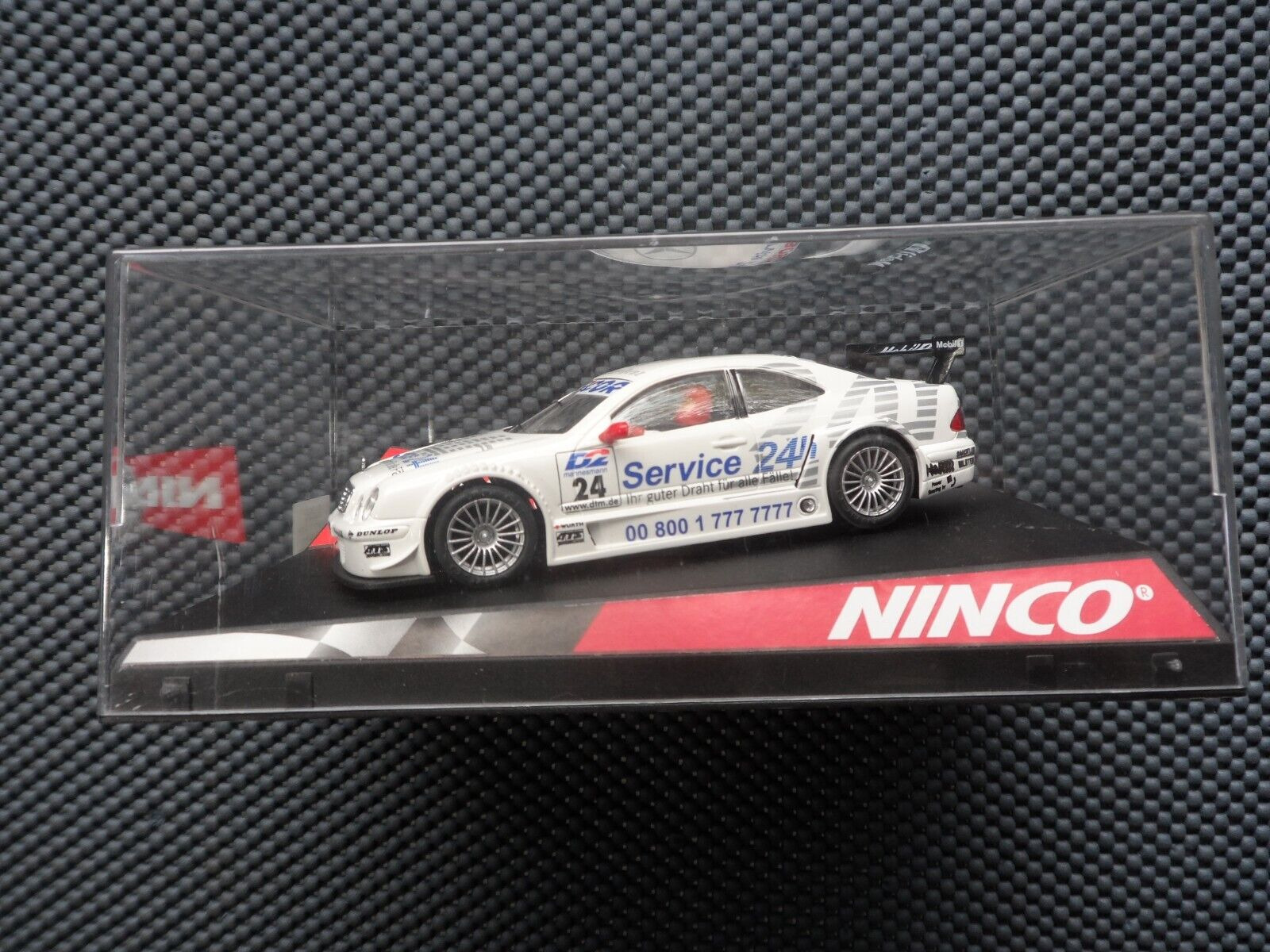 Coche Ninco 50250 Mercedes CLK DTM "Servicio 24H" Nº 24 Slotcar nuevo embalaje original