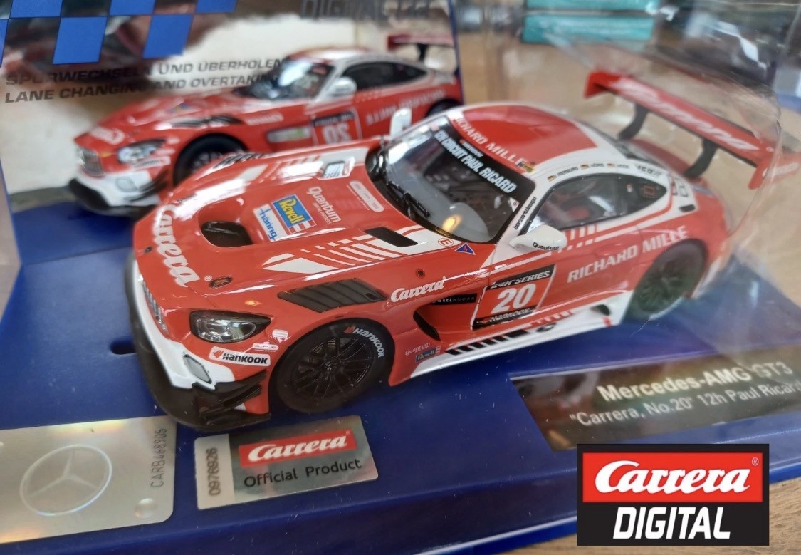 Coche Ranura Scalextric / Carrera Digital 1:32 Mercedes AMG GT3 Nº 20 31034 Precintado