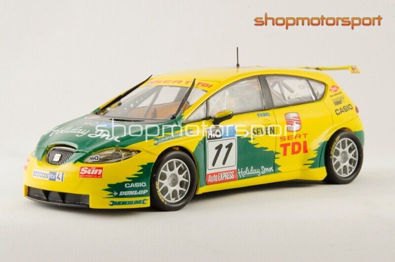 COCHE SCALEXTRIC SEAT LEON TDI BTCC / SCALEXTRIC 6388 / JASON PLATO