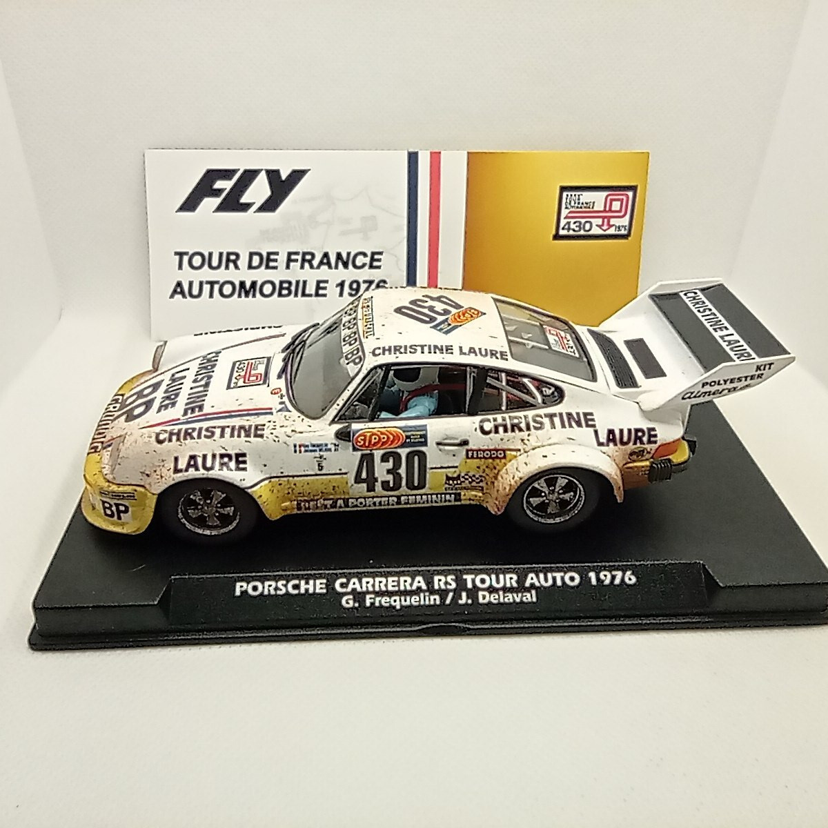Fly Porsche Carrera RS Tour Auto 1976 Slot Car 1/32 A2037 Efecto Barro