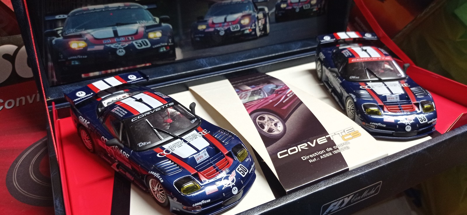 Fly Slot Car Team Corvette C5R Pack 1/32 slc32 LE Mans 2003 Team 6