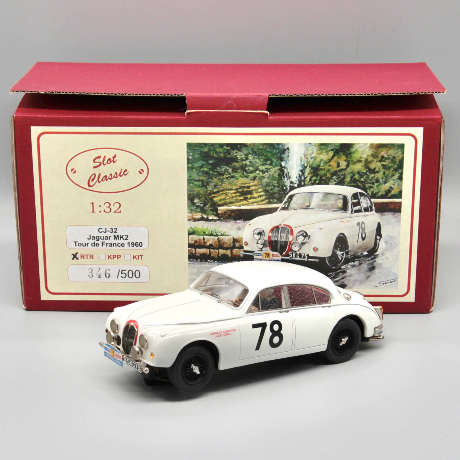 Jaguar MK2 Tour de France (Slot Classic CJ-32 RTR)