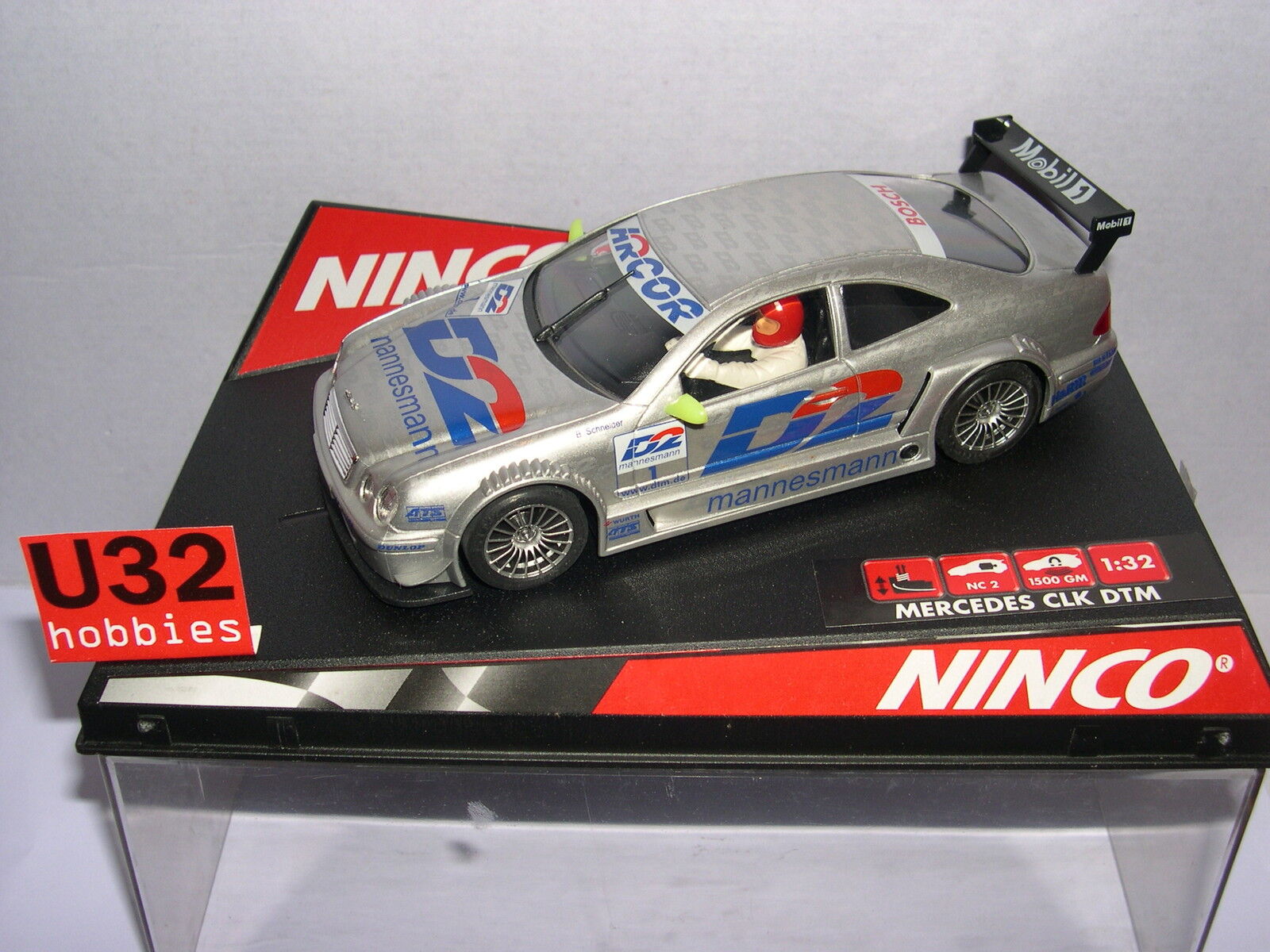 NINCO 50229 SLOT CAR MERCEDES CLK #1 DTM "D2" B.SCHNEIDER MB