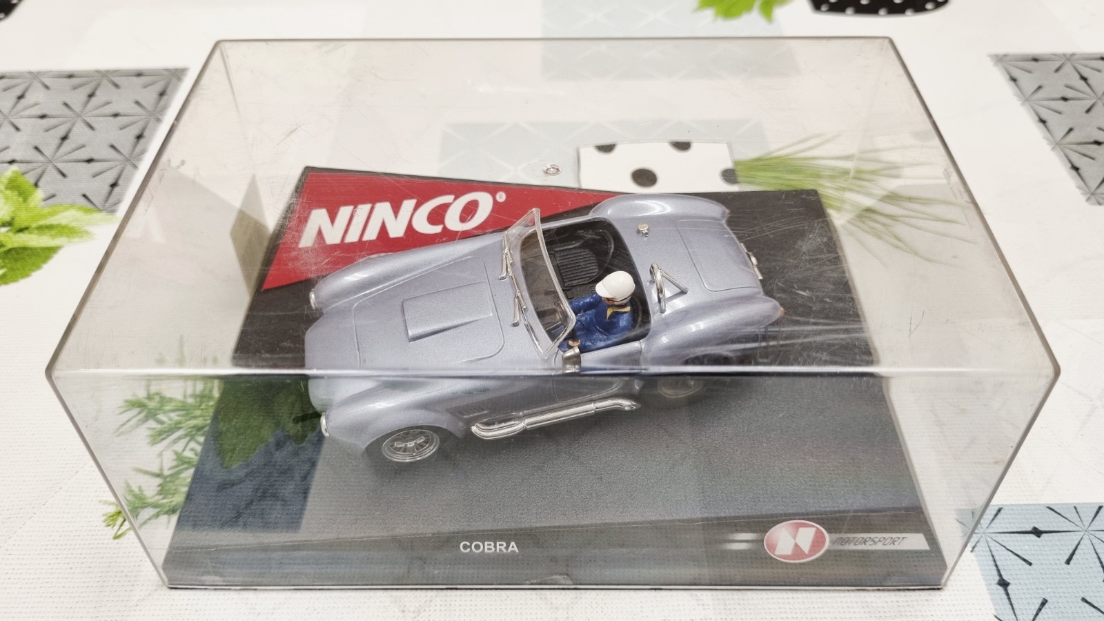 NINCO AC COBRA GRIS PLATA REF 50195 NUEVO NEW BOXED MOTOR NC-2 SLOT SCALEXTRIC