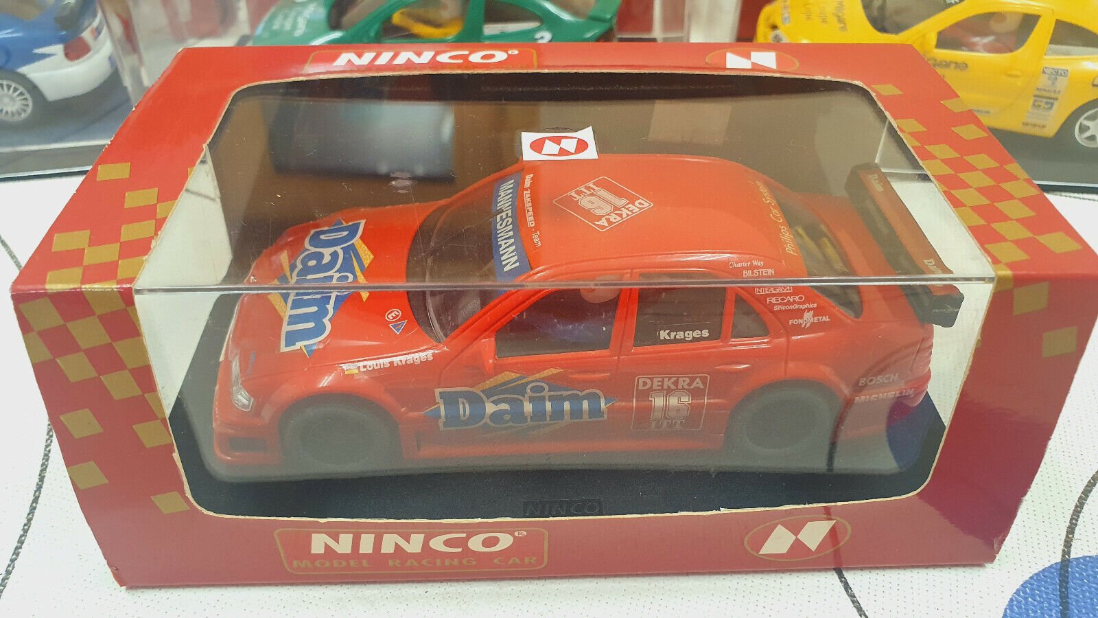 NINCO AMG MERCEDES C-KLASSE 50139 DAIM ROJO NUEVO NEW BOXED CAJA Y CATALOGO