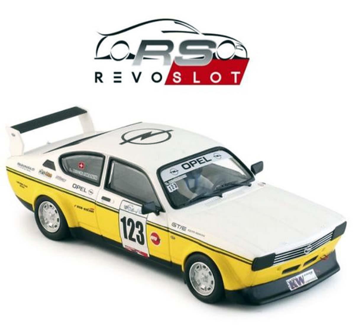 Opel Kadett C Cupé GT/E Motorsport Nº 123 RevoSlot Slotcar RS0316