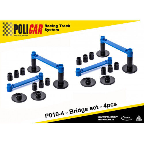 Policar P010-4 Soportes elevadores de puente x 4