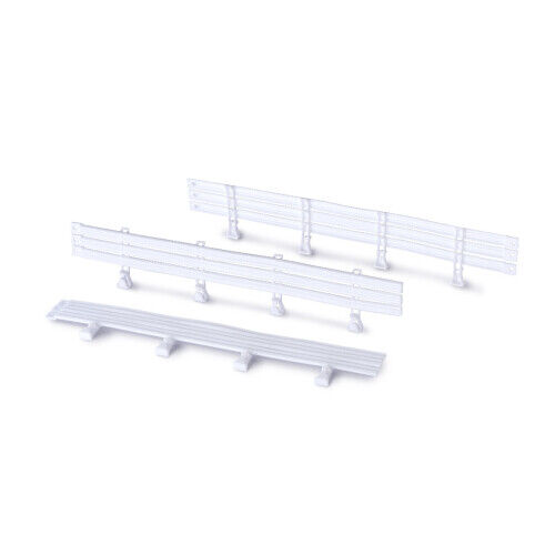 Policar P020-10 Vallas de seguridad blancas 25cm (10 pcs)