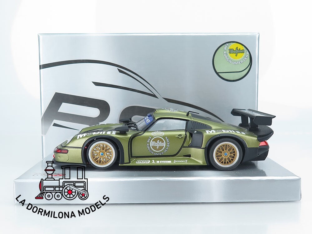 RB444 Scalextric Slot - REVOSLOT RS0063 PORSCHE 911 GT1 TEST CAR WARSTEINER