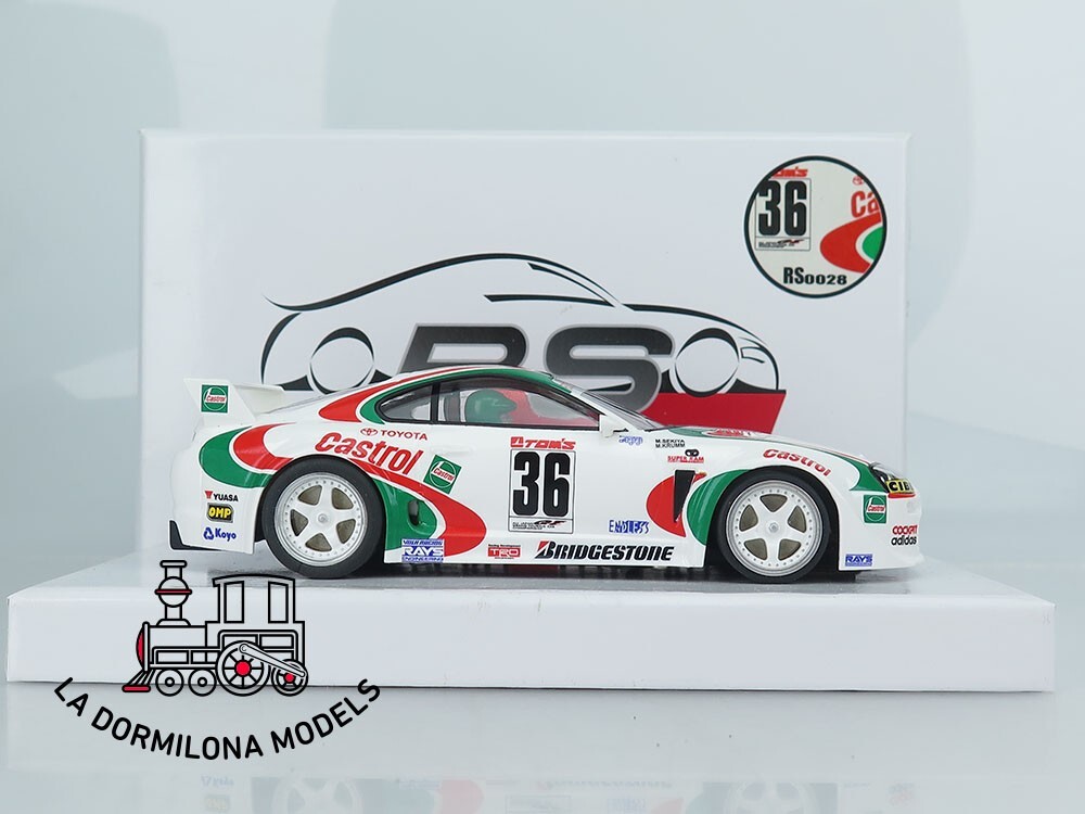 RB449 Scalextric Slot REVOSLOT RS0028 TOYOTA SUPRA CASTROL #36 TOYOTA TEAM TOM'S