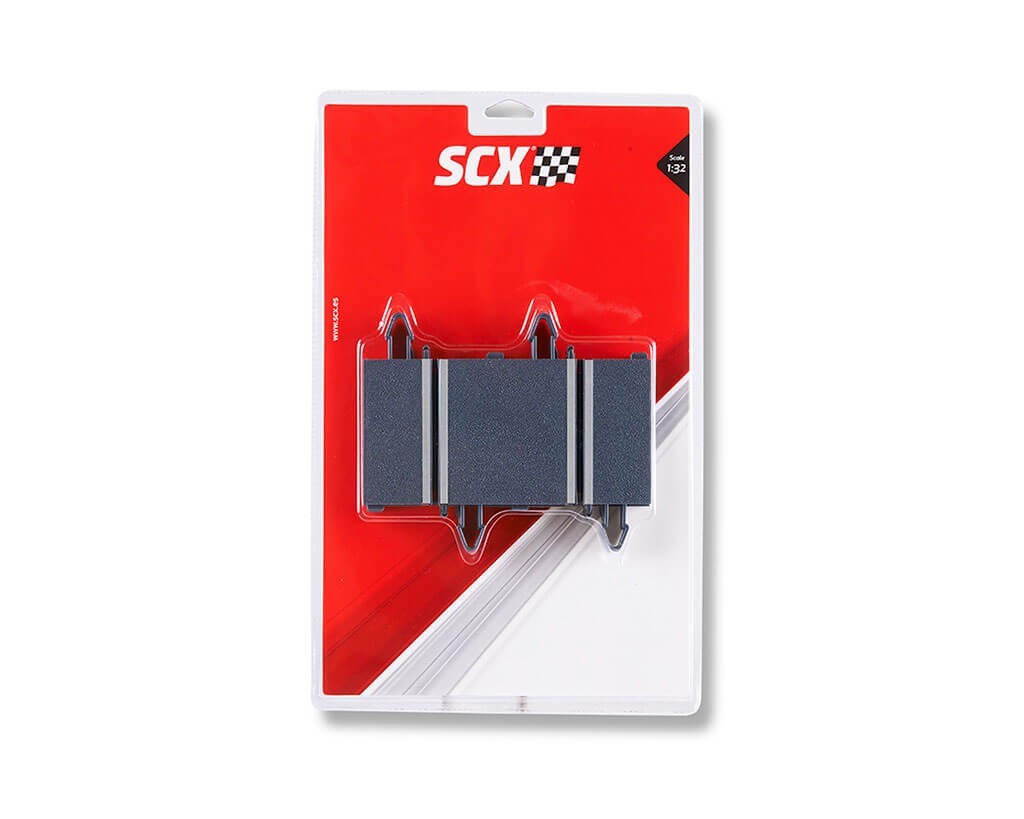 Recta de cierre 80 mm Scalextric 1/32 Original - Pack 2 unidades