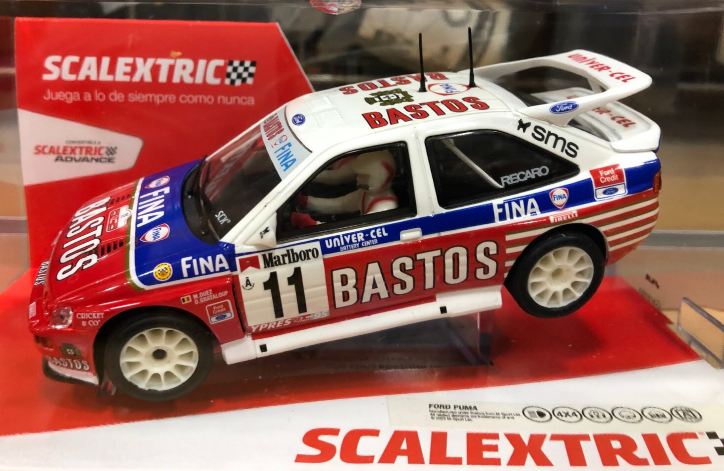 SCALEXTRIC 1/32 FORD ESCORT COSWORTH Ypres 95 U10547S300