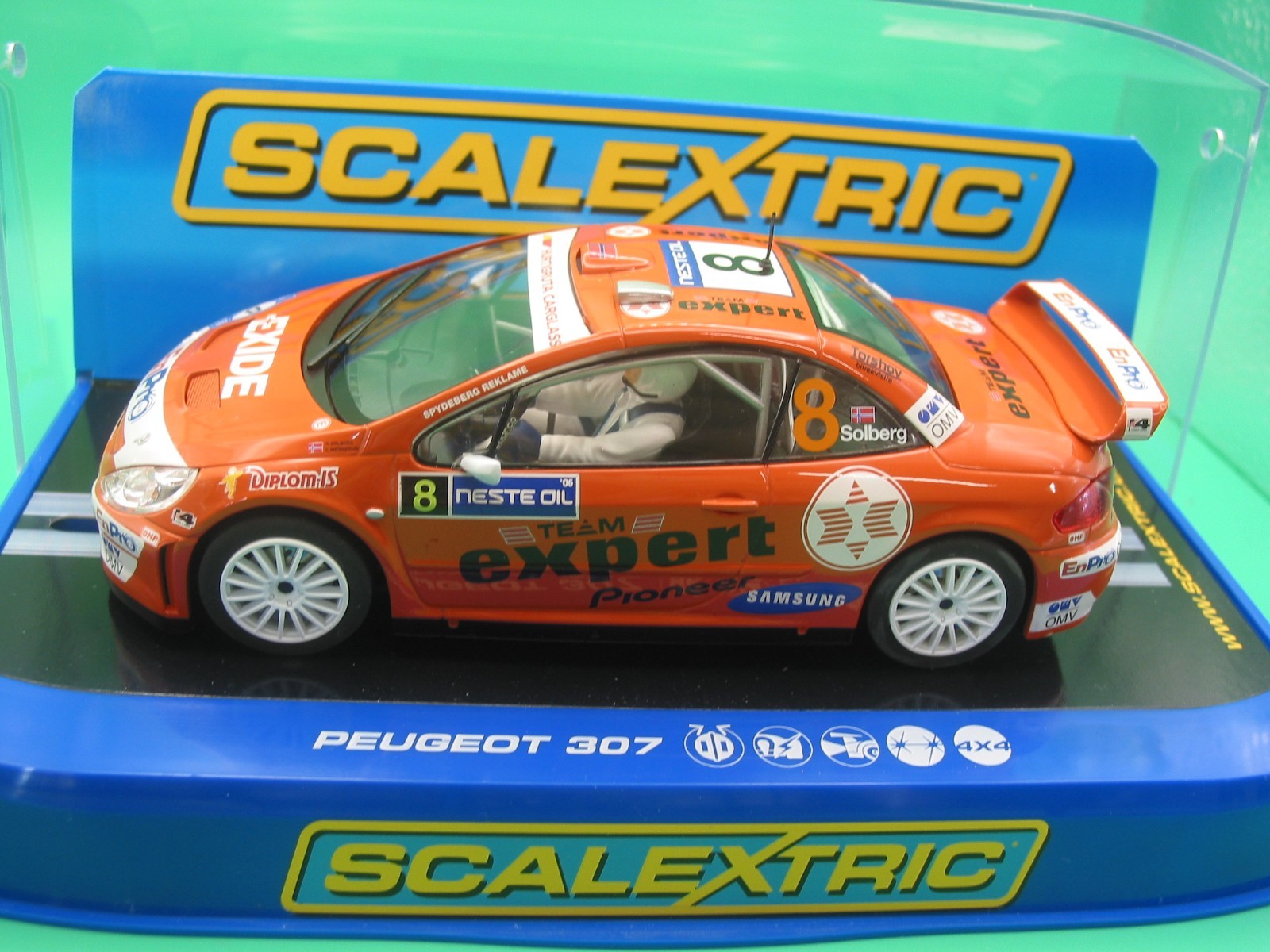 SCALEXTRIC C2885 PEUGEOT 307 ERC TEAM EXPERT H SOLBERG NUEVO EN CAJA