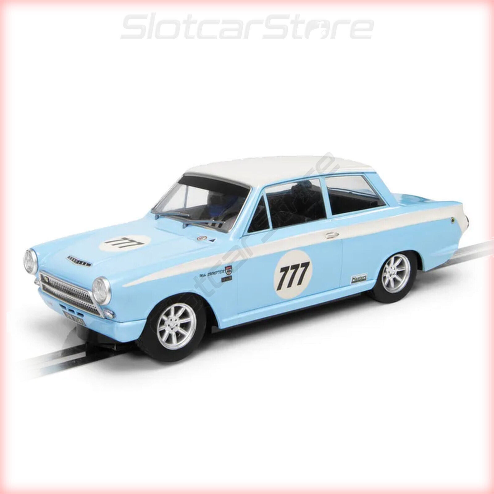 Scalextric C4330 Ford Lotus Cortina ""No.777 Mark Sumpter"" Jordan 1:32 automático