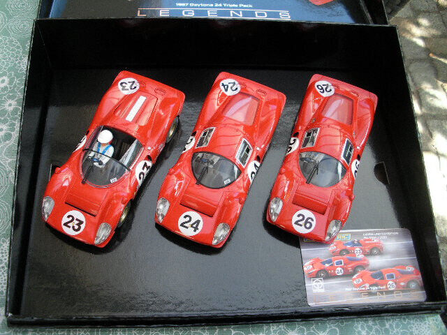 Scalextric C4391A paquete triple Ferrari ""Dytona 1967"" 2023
