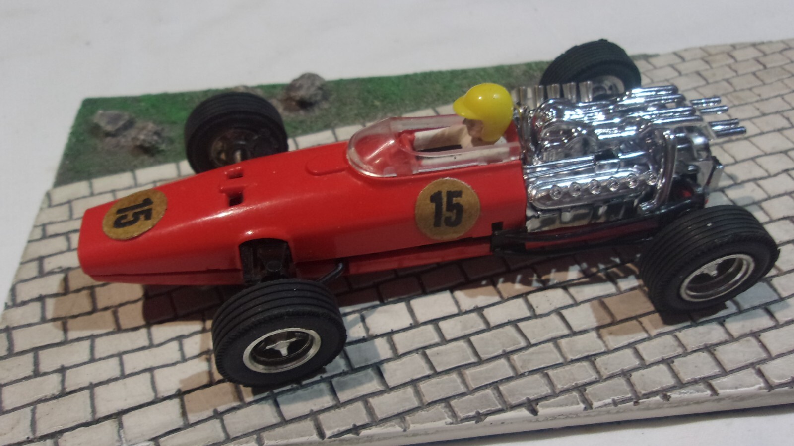SCALEXTRIC EXIN HONDA F1 ROJO COMPLETO Y FUNCIONANDO