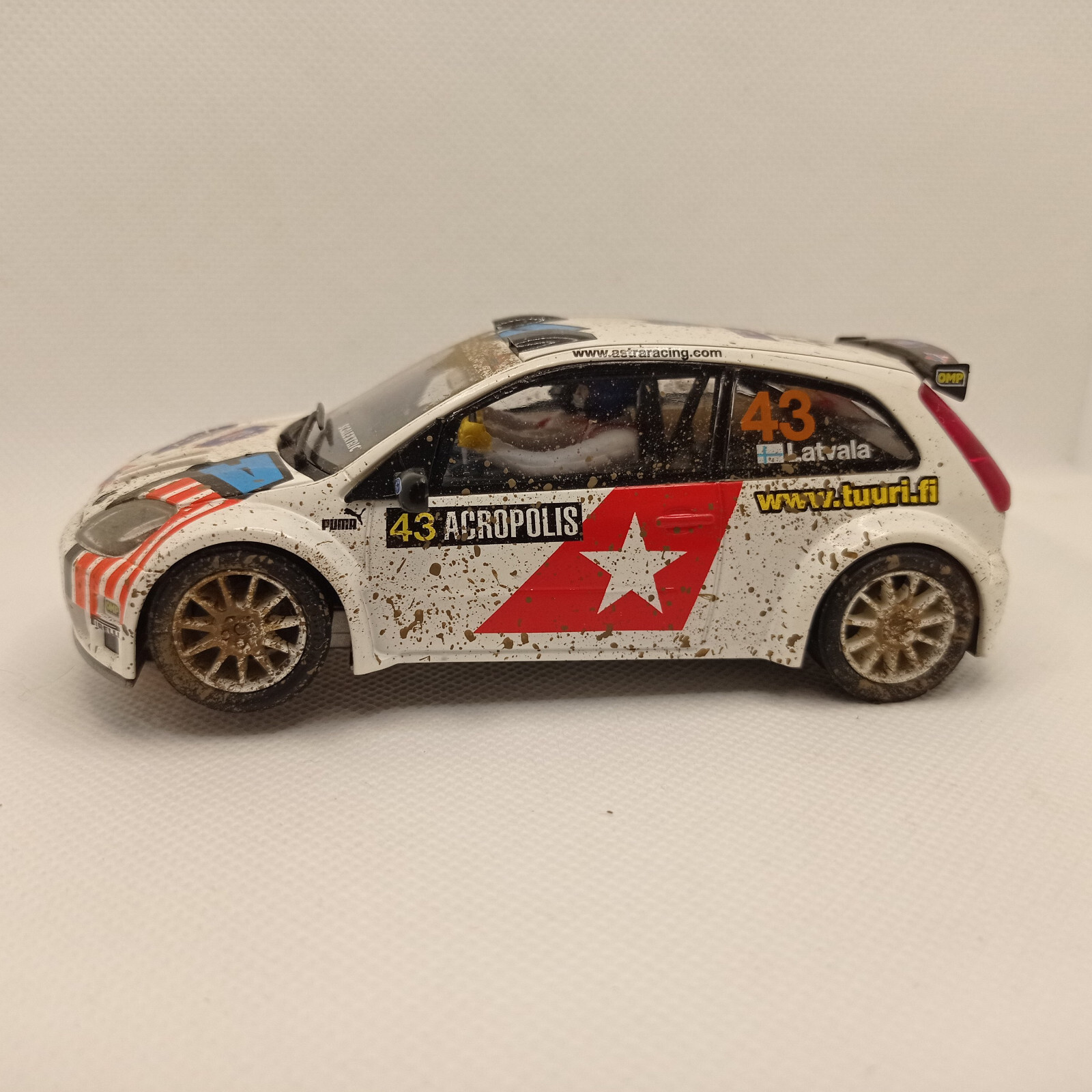 Scalextric Ford Fiesta JWRC #43 Latvala Exclusivo Circuito 6162 Slot 1/32 slc32