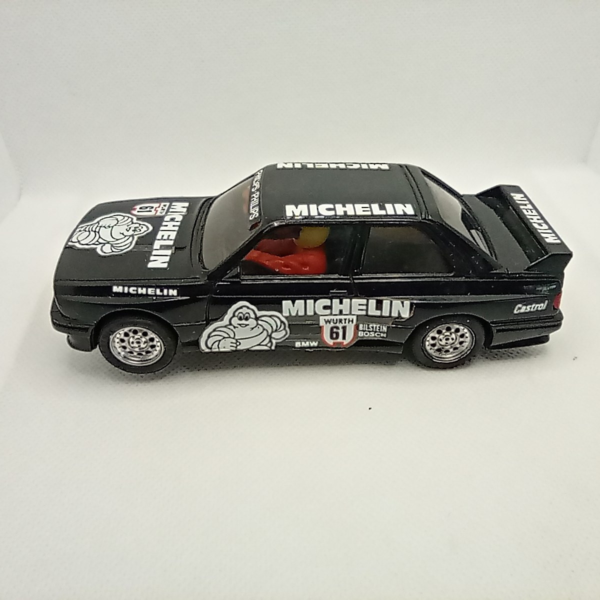 Scalextric SCX BMW M3 #61 Michelin 8340 Slot 1/32 con Luces delante y traseras