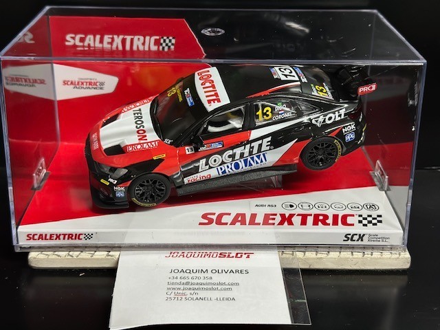 Scalextric U10551S300 Audi RS3 LMS TCR Loctite