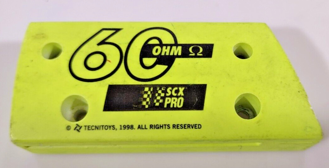 SCX PRO Scalextric Track Slot Controlador Coche Resistencia Pro 60 Ohm Nuevo