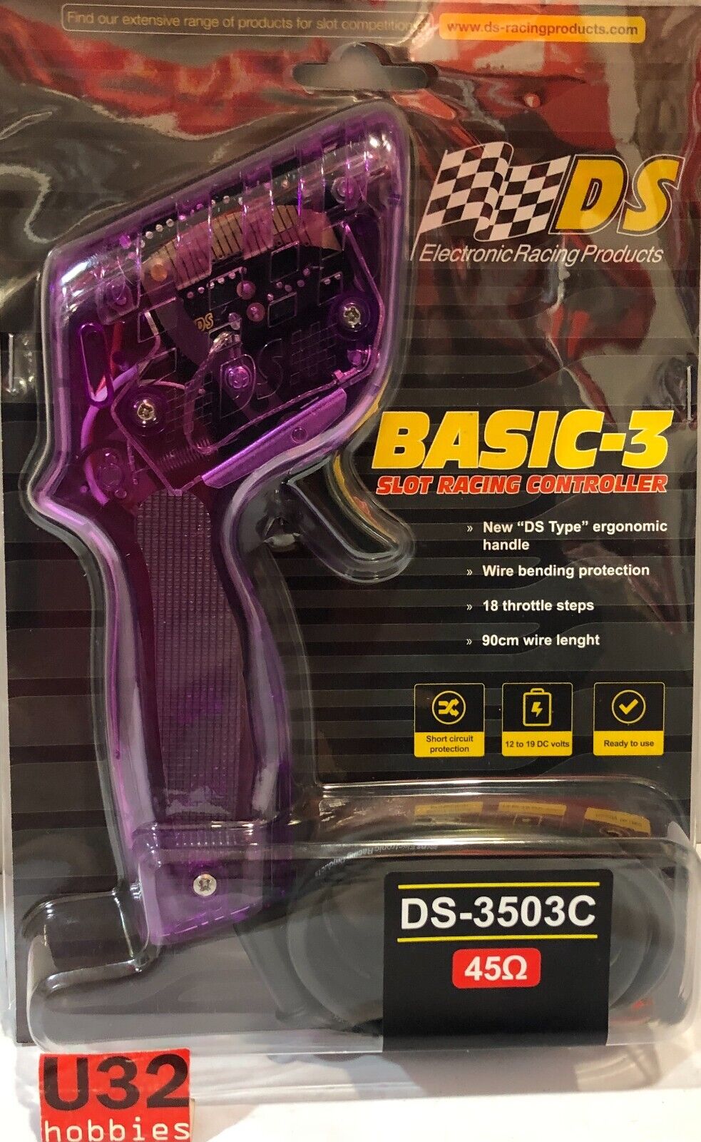 SLOT CAR DS-3503C MANDO BASIC 2 45 Ohm PARA TODAS LAS PISTAS