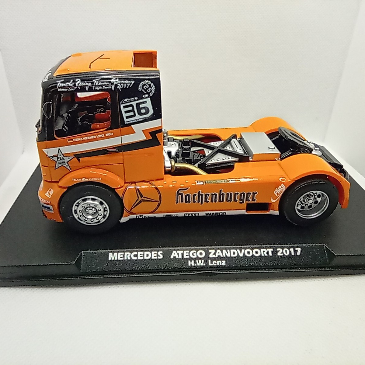 Slot Car Fly Truck Camion Mercedes Zandvoort 2017 H. Lenz Compatible 1/32 A2508