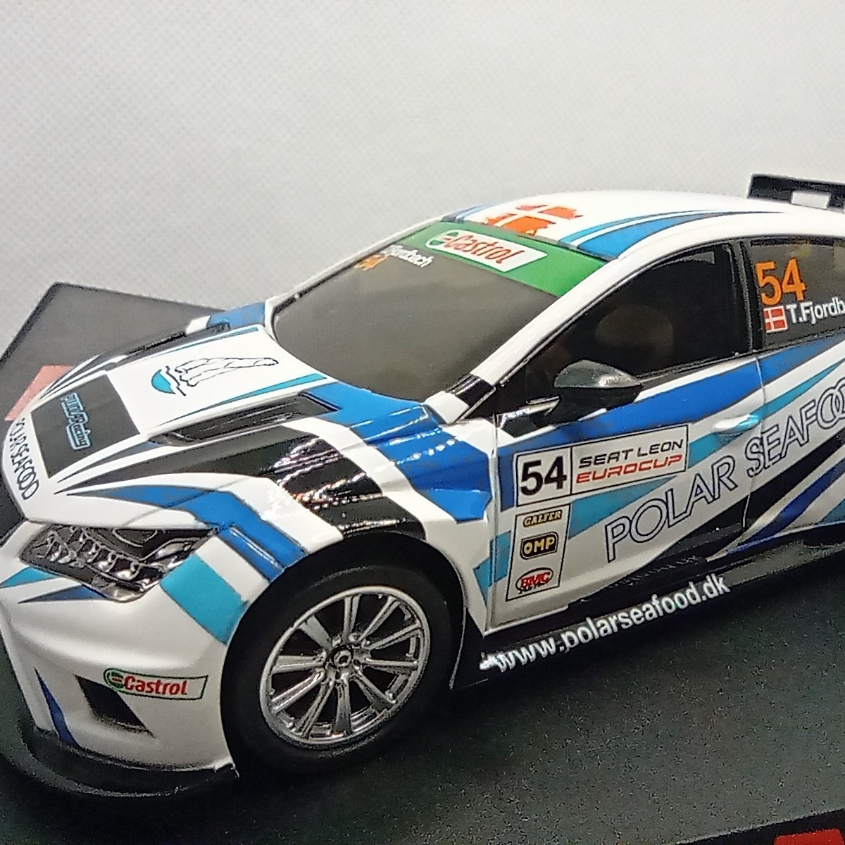 Slot Car Ninco 50657 Seat Leon Polar Compatible 1/32 Scalextric slc