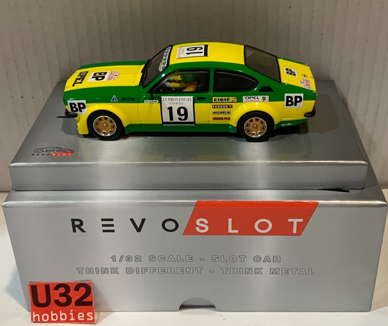 SLOT CAR REVOSLOT RS-0256 OPEL KADETT GT/E #19 BP RALLY TOUR DE CORSE 1976
