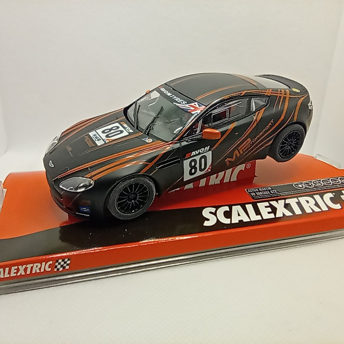 Slot Car Scalextric Aston Martin Vantage #80 Motorsport 1/32 slc Descatalogado