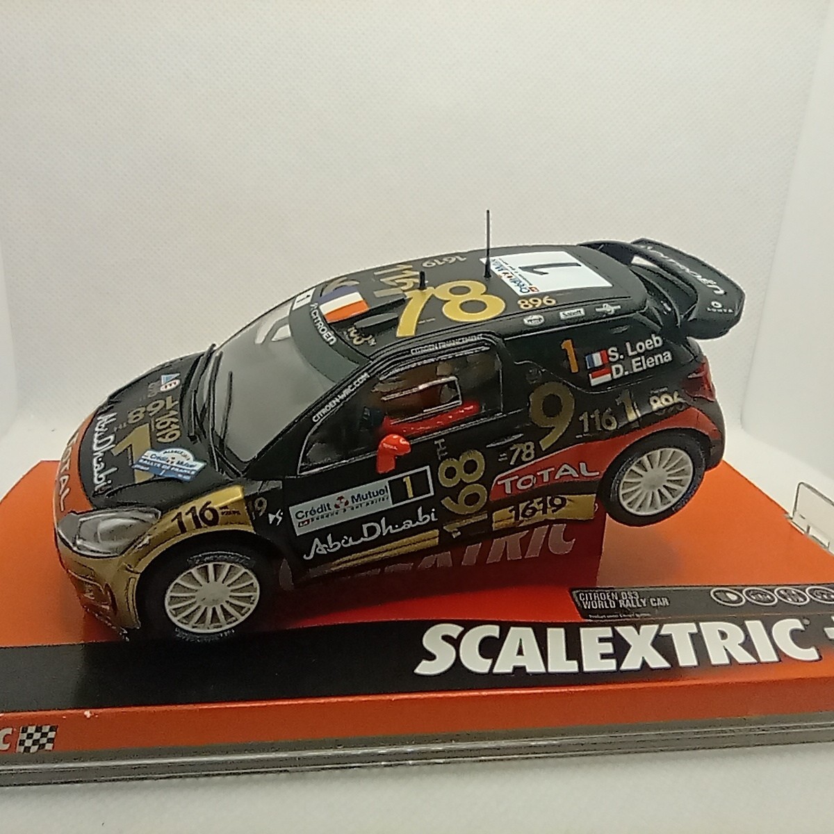Slot Car Scalextric Citroen DS3 WRC #1 Loeb - Elena slc32sub 1/32
