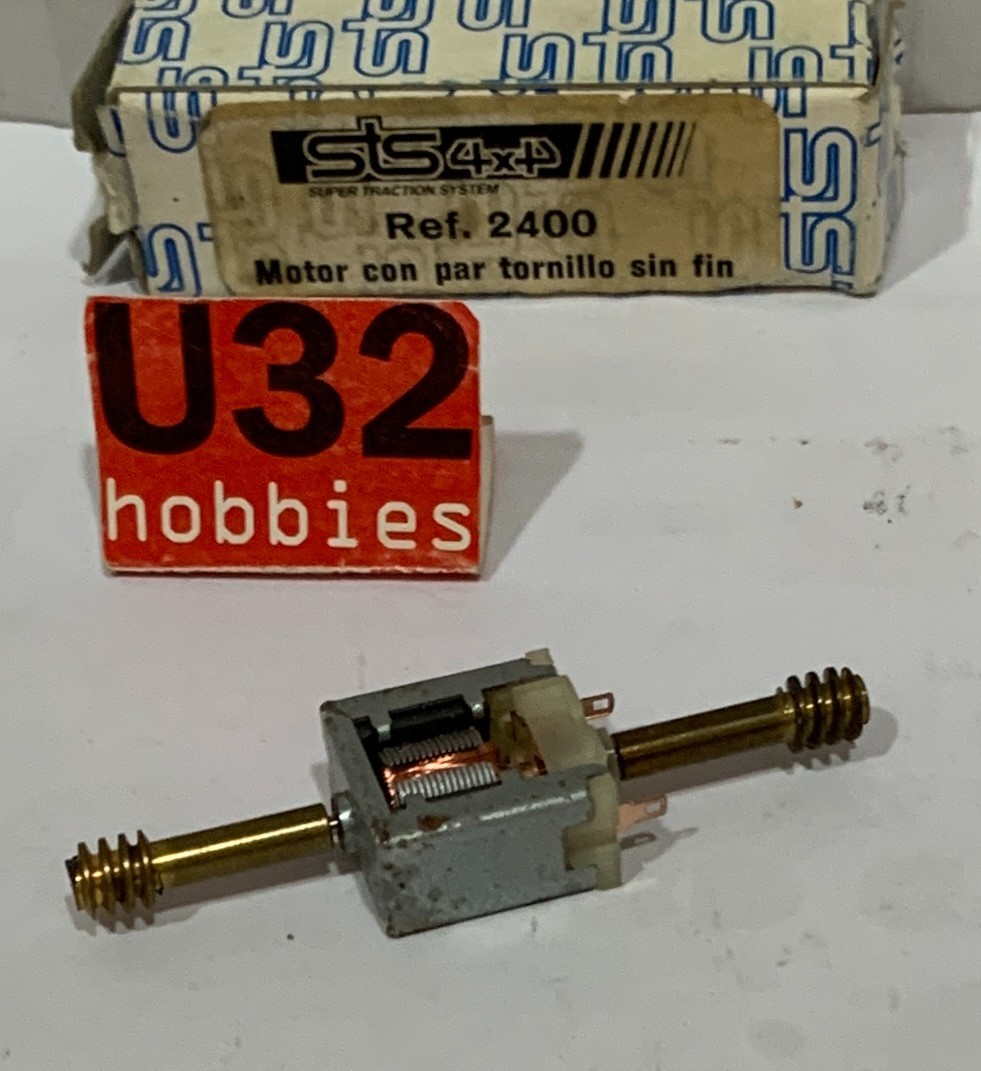 SLOT CAR SCALEXTRIC EXIN STS 4x4 MOTOR CON PAR TORNILLO SIN FIN