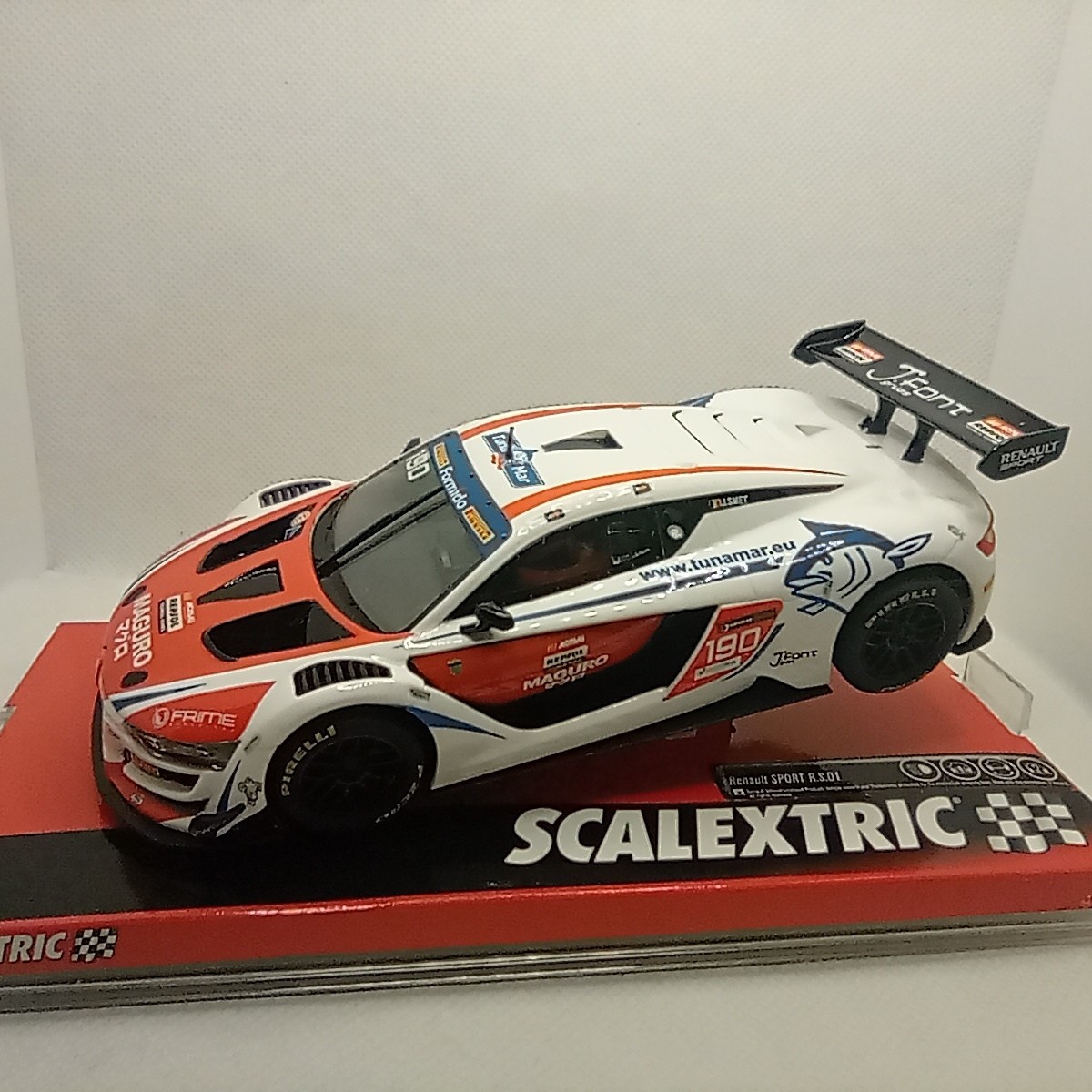 Slot Car Scalextric Renault Sport RS 01 #1901 Monlau slc32sub 1/32