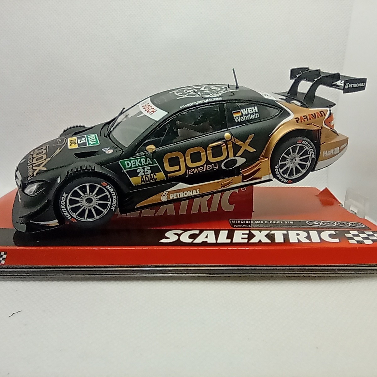 Slot Car Scalextric SCX Mercedes C-Coupe DTM #25 Gooix A10189 Compatible 1/32