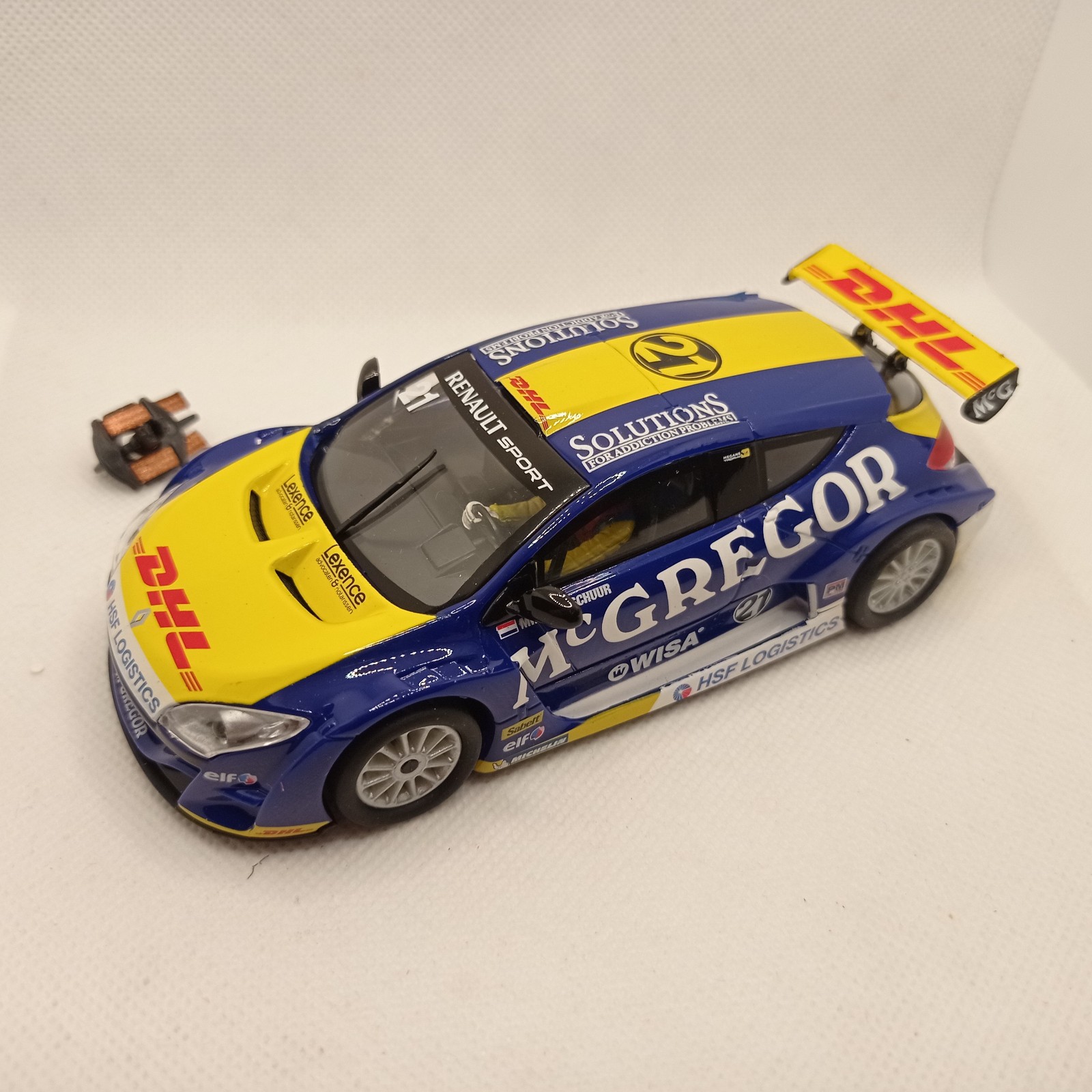 Slot Car Scalextric SCX Renault Megane Trophy #21 McGregor A10151 1/32