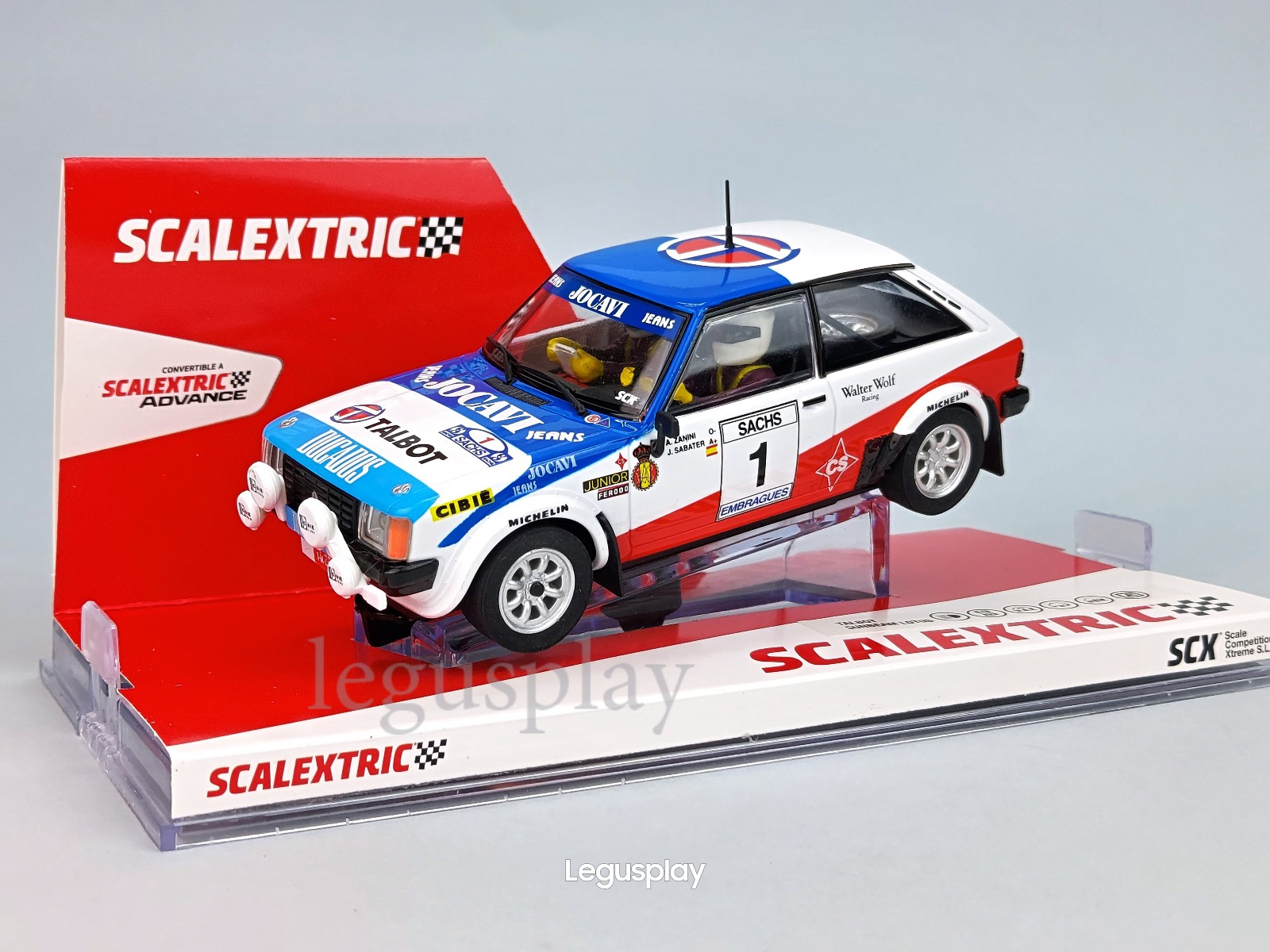 Slot car Scalextric U10553S300 Talbot Sunbeam Lotus #1 A.Zanini 1981
