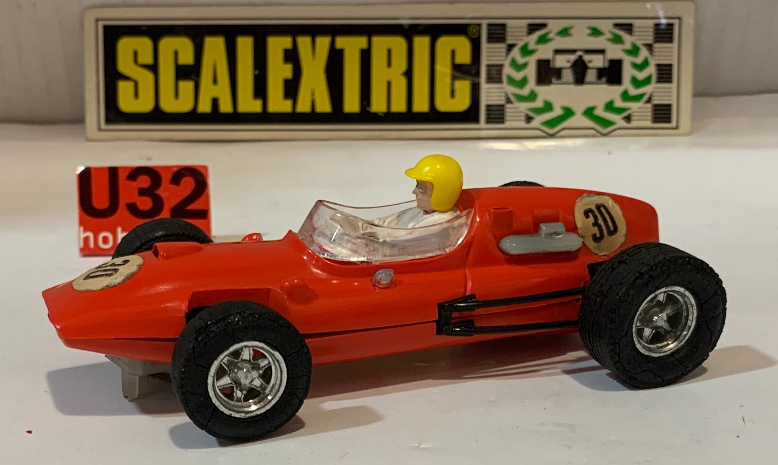SLOT CAR SCX SCALEXTRIC EXIN C-38 COOPER CLIMAX #30 F1 GUIA MOVIL ROJO