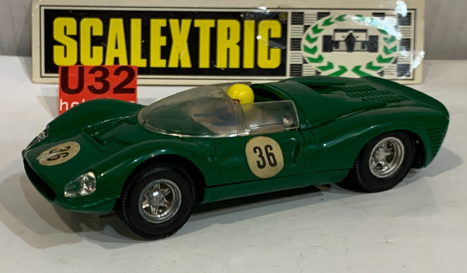SLOT CAR SCX SCALEXTRIC EXIN C-41 FERRARI GT 330 #36 VERDE