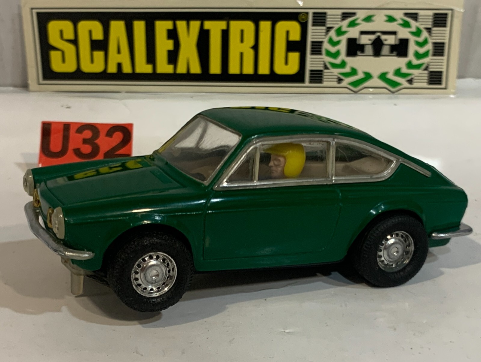 SLOT CAR SCX SCALEXTRIC EXIN C-42 TC SEAT 850 COUPE ABARTH VERDE 2ª SERIE